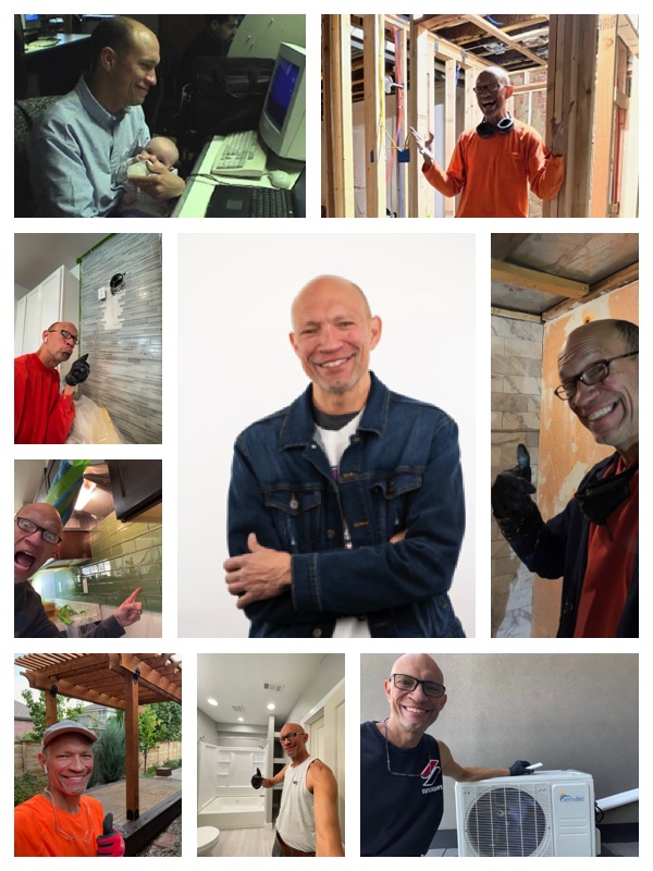 Contractor on job site